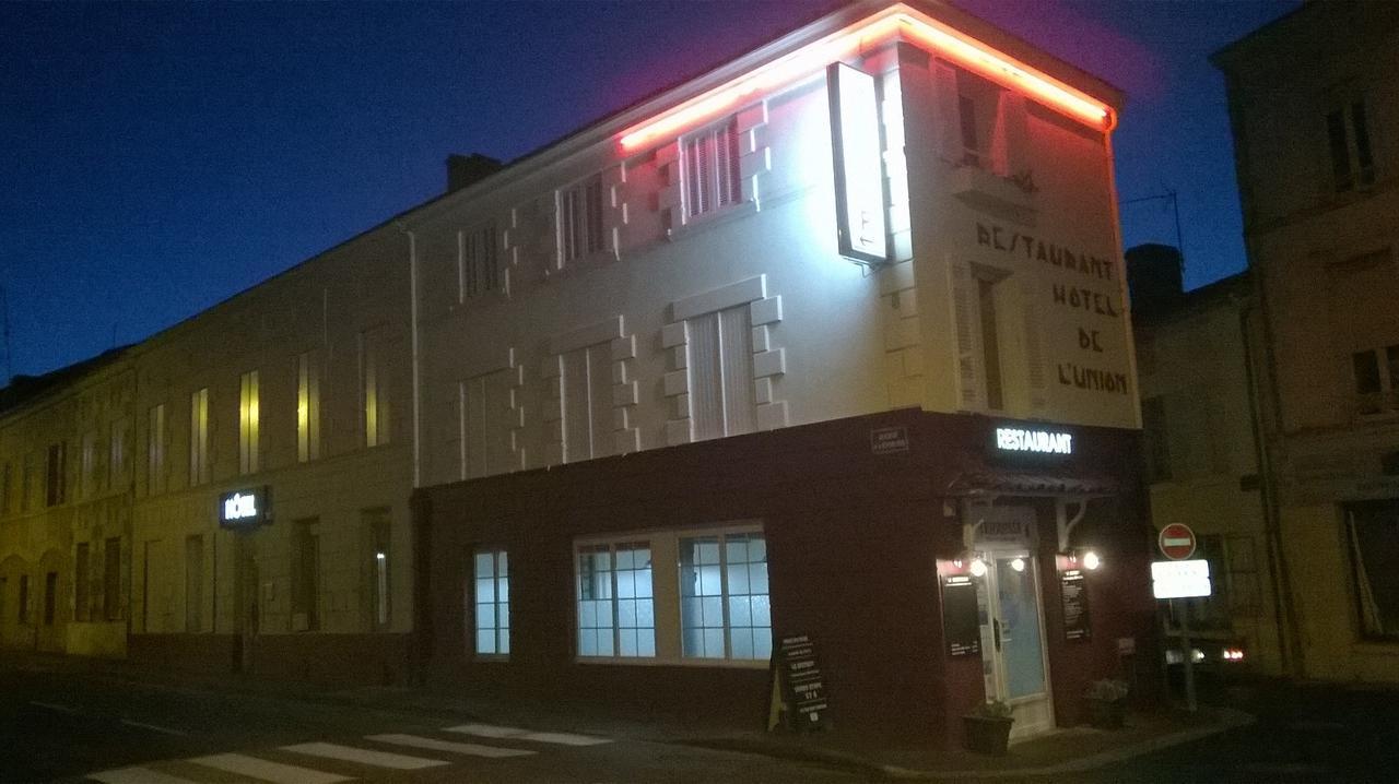 Hotel Restaurant De L'Union Mirambeau  Eksteriør bilde